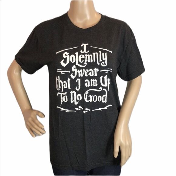 Harry Potter I Solemnly Swear Up To No Good Tee S - Picture 1 of 8